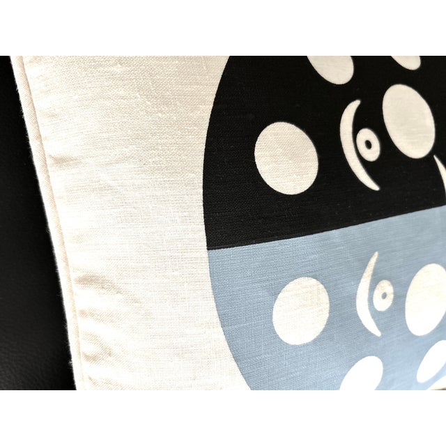 Linen Early 2000s Maximo Alexander Girard "House" & "Moon" 17 X 17 Linen Pillows - Pair For Sale - Image 8 of 13
