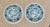 Late 20th Century Pair of Oversized Chinese Blue & White Porcelain Charger Plates With Dragon & Phoenix Motif – 17.4” For Sale - Image 5 of 12