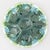 Green Mid Century French Vallauris Majolica Oyster Plate For Sale - Image 8 of 8