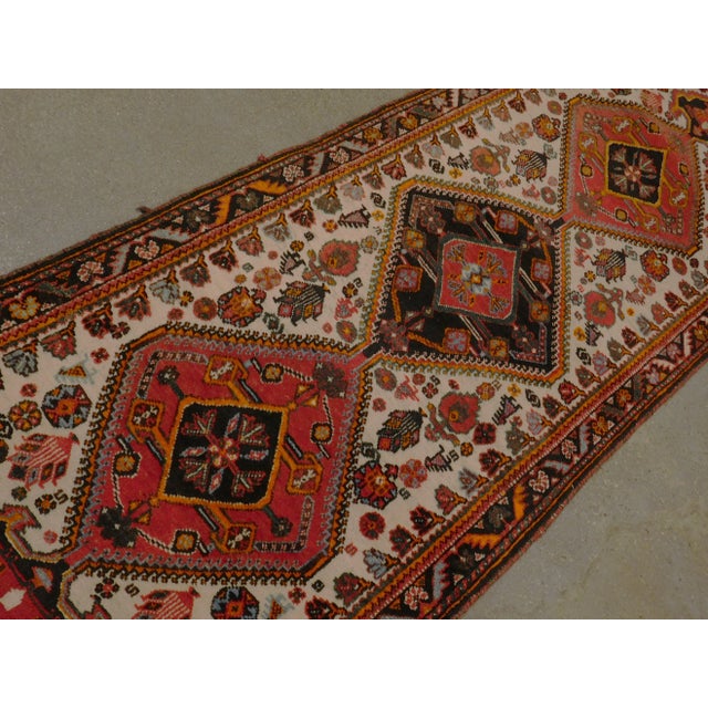 1940s Vintage Hand Knotted Persian Runner. 2'3"x 7' For Sale - Image 5 of 13