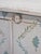 Early 20th Century Antique Rustic Pine Two Door Sideboard Cabinet With Handpainted Lattice and Leaf Motif For Sale - Image 5 of 18
