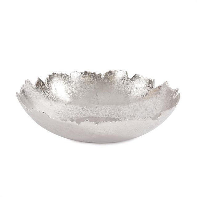 Silver Broken Edge Bowl / Wall Art from Kenneth Ludwig Chicago For Sale In Chicago - Image 6 of 6