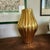 Jonathan Adler Jonathan Adler Gold Belly Ribbed Pottery Vase For Sale - Image 4 of 6