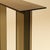 Contemporary Console Table in Bronzed Glass by Lebanto For Sale - Image 3 of 5