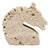 Beige Travertine Horse Sculpture by Mari for F.lli Mannelli For Sale - Image 8 of 8