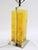 Marie-Claude de Fouquieres Yellow Fractal Resin and Chrome Table Lamp For Sale In Atlanta - Image 6 of 8