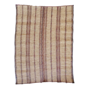 1970s Mauritanian Tuareg Mat - 5.6 X 3.9 Ft