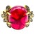 Bochic "Orient" Vintage African Ruby & Diamond Ring Set In 18K Yellow Gold For Sale - Image 15 of 18