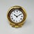 1990s gorgeous cartier alarm clock pendulette with white dial in perfect condition, steel hands, roman hour markers on...