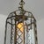 Art Deco Italian Revival Brass and Beveled Glass Lantern, 1970s For Sale - Image 6 of 18