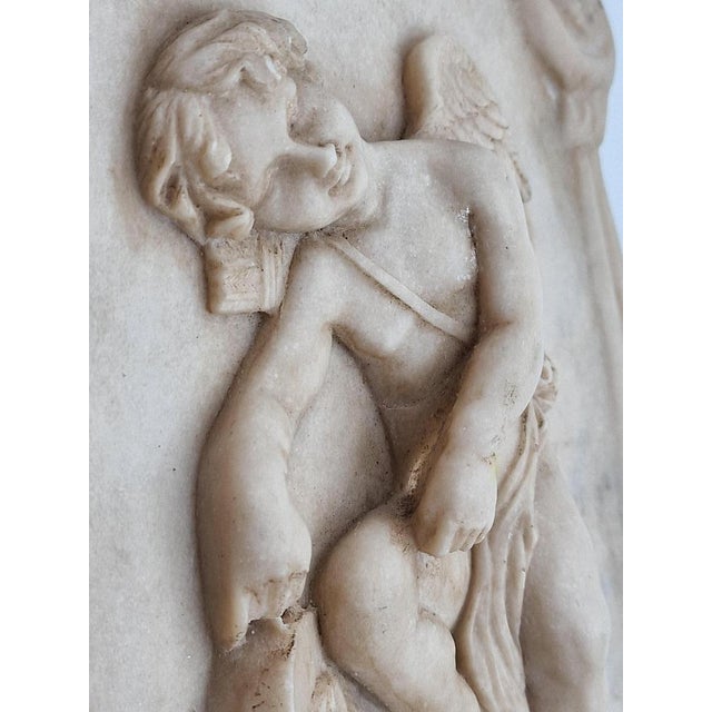 Stone Marble Stoup by Edward William Wyon, 1847 For Sale - Image 7 of 15
