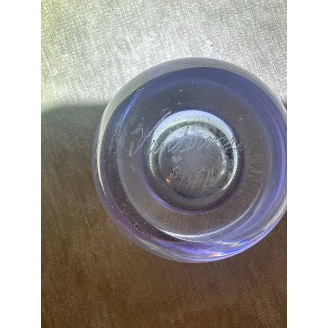 American 1980s Vandermark P14n Purple Iridescent Perfume Bottle For Sale - Image 3 of 8