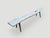 Contemporary Andrianna Shamaris Teak Wood Long Bench For Sale - Image 3 of 5