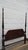 1980s 1980s Thomasville Cherry Poster Bed Rice Queen Size Carved For Sale - Image 5 of 6