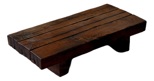 Large Vintage Dutch Rustic Coffee Table in Oak, 1960s