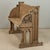 19th Century Gothic Revival Stripped Oak & Fruitwood Deacon’s Bench For Sale - Image 14 of 18