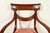 Baker Furniture Style English Regency Carved Mahogany Armchairs, Pair For Sale In South Bend - Image 6 of 14