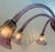 1990s Myran Allan Luxury Lighting Italian Mouth-Blown Amethyst Myran Glass Chandelier For Sale - Image 5 of 5