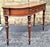 20th Century Neoclassical Sctyle Cross-Banded Mahogany Console Sofa Table For Sale In Washington DC - Image 6 of 13