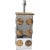 Cork & Chrome Table Lamp Paul Evans Style For Sale