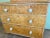 Antique Pine 2 Over 2 Chest of Drawers With Original Faux Maple Paint Finish and White Porcelain Knobs From England -...