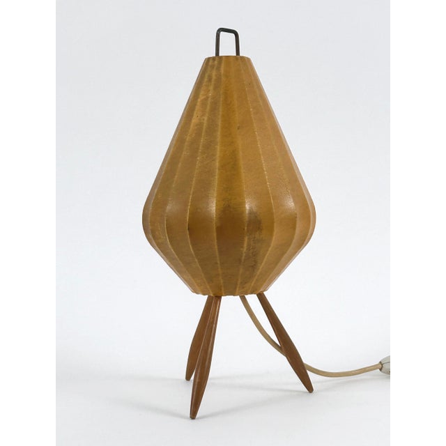 1960s Mid-Century Modern Cocoon Table Lamp, Germany, 1960s For Sale - Image 5 of 18