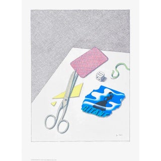 1991 Pierre Le Tan Gitanes Screen Print Poster For Sale