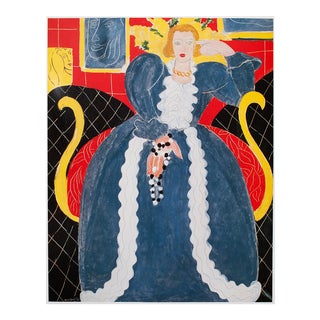 1994 Henri Matisse "Lady in Blue" First Edition Poster For Sale