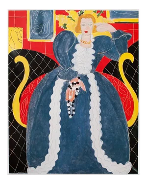 1994 Henri Matisse "Lady in Blue" First Edition Poster