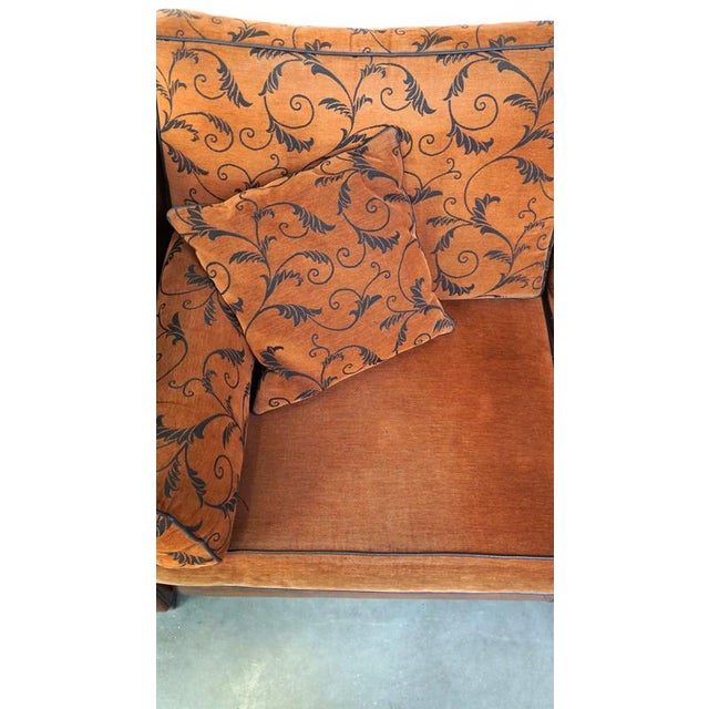 English Style Sheepskin 2.5-Seater Sofa For Sale - Image 4 of 18