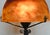 Burnt Orange 1920s French Art Deco Daum Table Lamp - Burned Orange Mottled Glass & Wrought Iron For Sale - Image 8 of 11