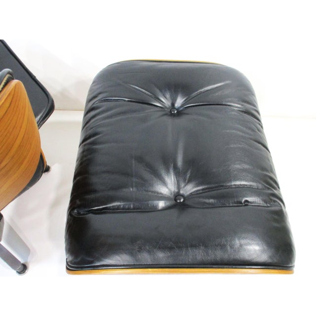 Eames Rosewood Leather 670 Lounge Chair W/ Ottoman Herman Miller For Sale In Cincinnati - Image 6 of 12