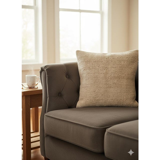 This pillow is made from authentic Turkish hemp (kendir) fabric — one of the oldest and most natural textiles in Anatolian...