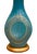 Mid 20th Century Vintage Mid 20th Century Aqua Murano Glass Lamps - a Pair For Sale - Image 5 of 9