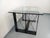 1980s Vintage Rectangular High Table in Glass and Black Metal, 1980s For Sale - Image 5 of 18