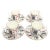 Vintage Staffordshire Demitasse Cup and Saucer - Set of 8 For Sale