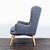 Modern West Elm Lounge Chair With High Back and Wooden Legs For Sale - Image 3 of 8
