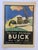 Art Deco Buick Automobile Advertising Poster, 1930s, in Very Good conditions. Designed 1920 to 1949