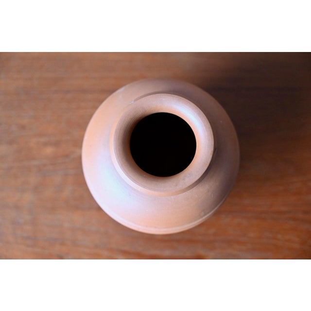 1970s Vintage Brutalist Terracotta Vase from Alfred Krupp, 1970s For Sale - Image 5 of 7