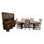 Brown Arts and Crafts Oak Dining Room Suite with Table, Chairs and Dresser from Webber, 1960, Set of 8 For Sale - Image 8 of 8