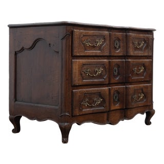 18th Century Louis XV Walnut Chest of Drawers, 1780 For Sale