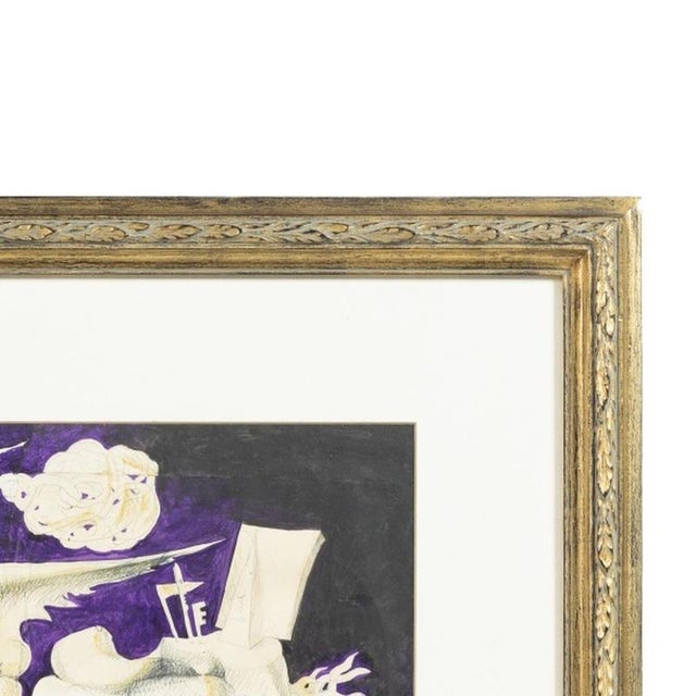 Cruzeiro Seixas, Untitled, Mixed Media on Paper For Sale - Image 4 of 6