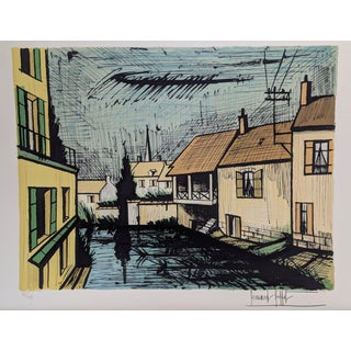 Bernard Buffet, Arpajon, 1985, Lithograph For Sale