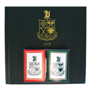 The Everglades Club Twin Red/ Green Deck of Playing Cards (New W/ Box)