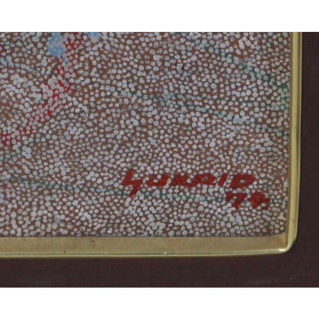 Modern Sukrid Thareenak Mixed Media Oil Painting.