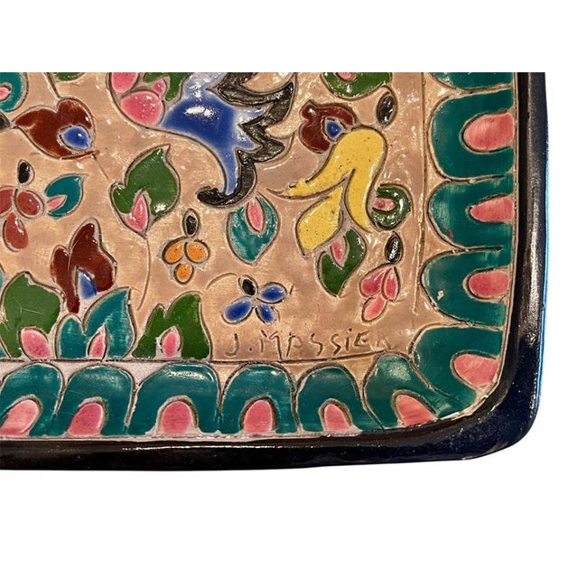 Ceramic Trinket Trays by J. Massier for Vallauris, Set of 2 For Sale - Image 7 of 12