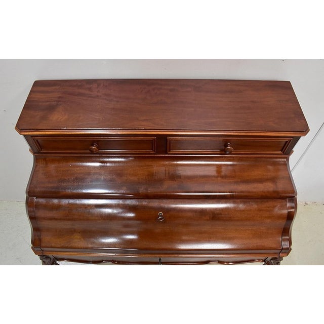 Small Napoleon III Mahogany Desk, 19th Century For Sale - Image 5 of 18