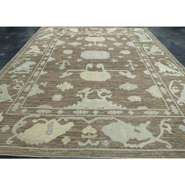 Turkish Oushak Rug 10'4" x 13'7" #18514 Explore a curated collection of hallway runners, wool rugs, and handmade...