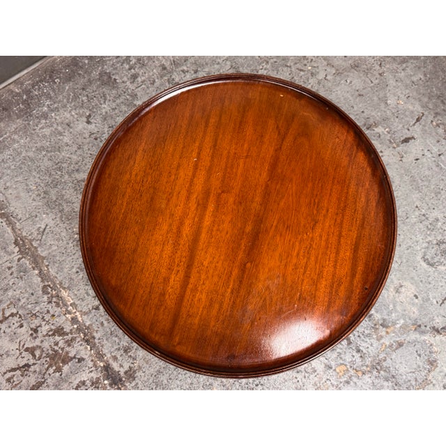 Georgian Style Pedestal Side Table, Vintage For Sale - Image 4 of 12