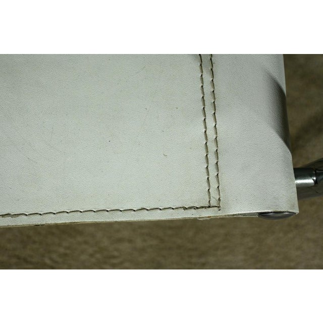 Leather S33 Armchairs attributed to Mart Stam for Fasem, 1970, Set of 4 For Sale - Image 10 of 18